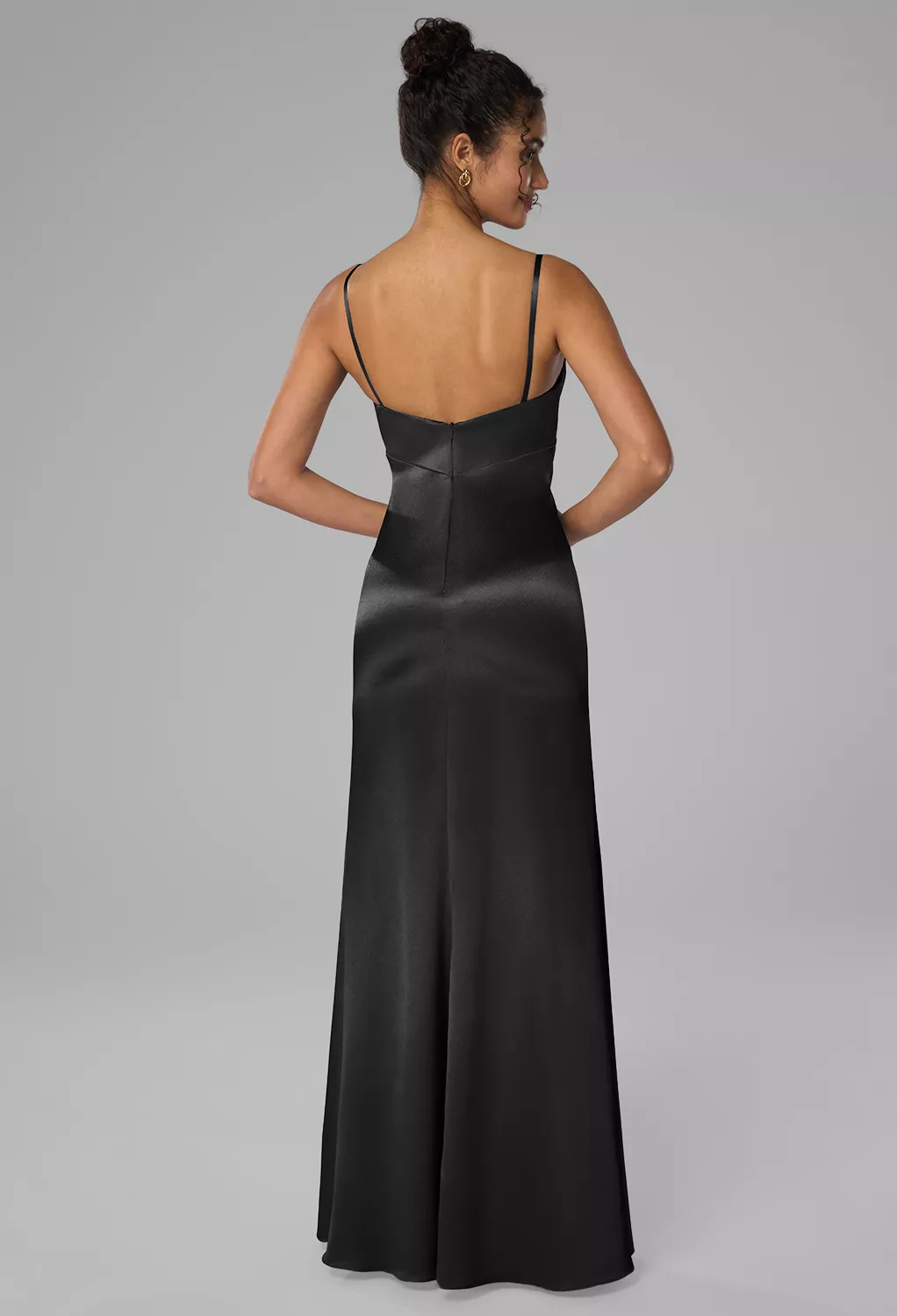 AW Morgan Black Metallic  Beach Wedding Guest Dresses